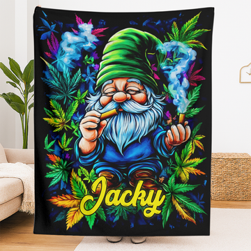 420 Cannabis Art - Personalized Blanket-Myprintsy