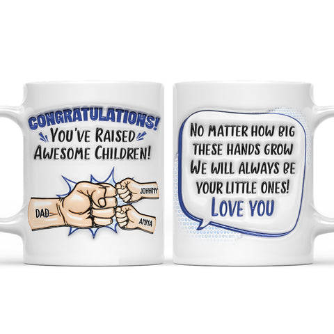 Congratulations You've Raised Awesome Children - Personalized 3D Mug