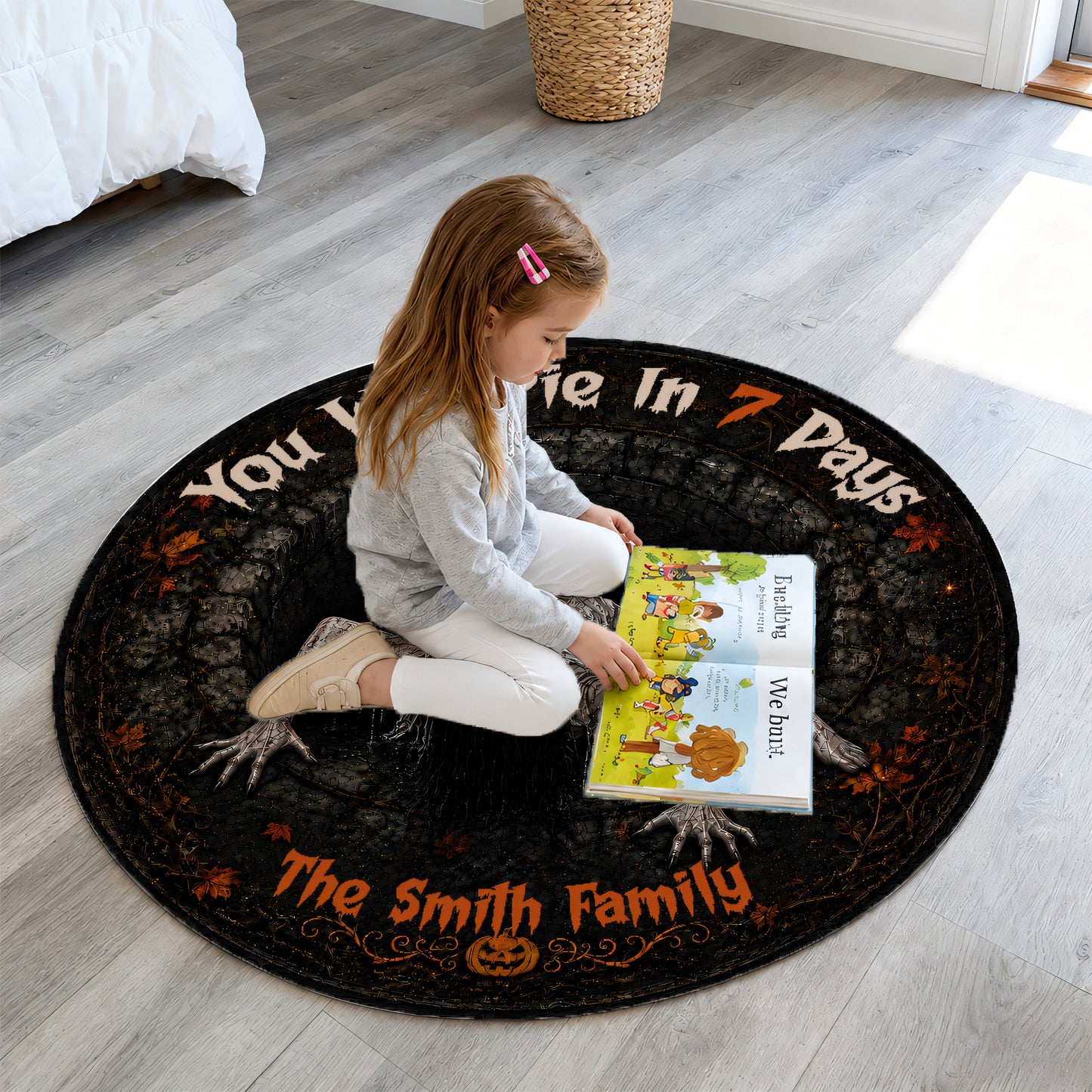 You Will Die In 7 Days - Personalized 3D Custom Shaped Rug