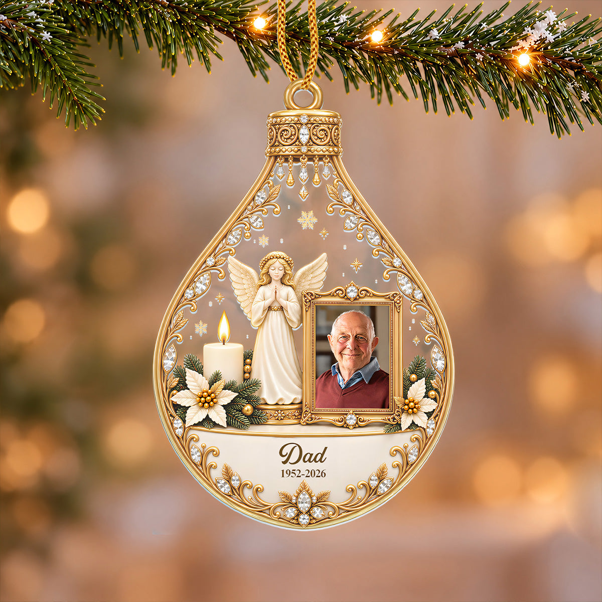 Forever in Our Hearts - Personalized Memorial Acrylic Ornament