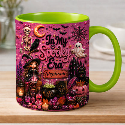 In My Spooky Era - Personalized Pink Halloween Accent Mug