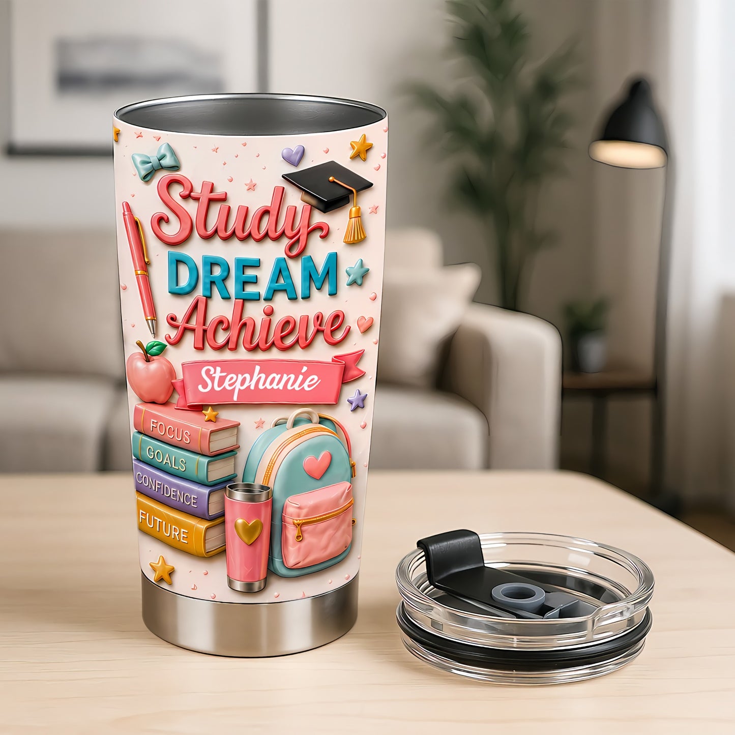 Make It Happen - Personalized Tumbler Cup