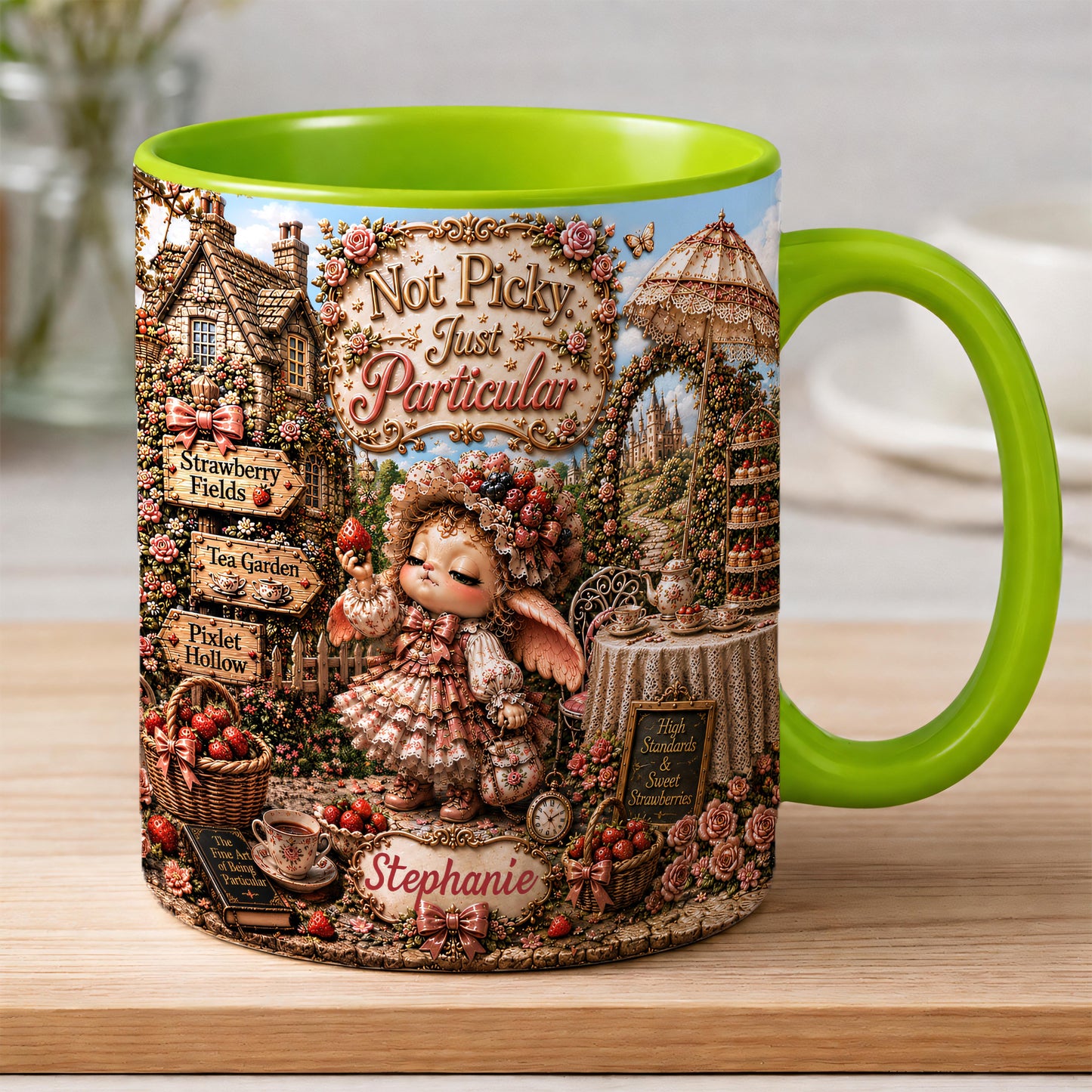 Not Picky Just Particular - Personalized The Pifflewick Accent Mug