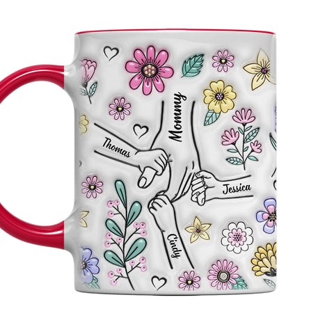 Family Over Everything - Personalized Accent Mug