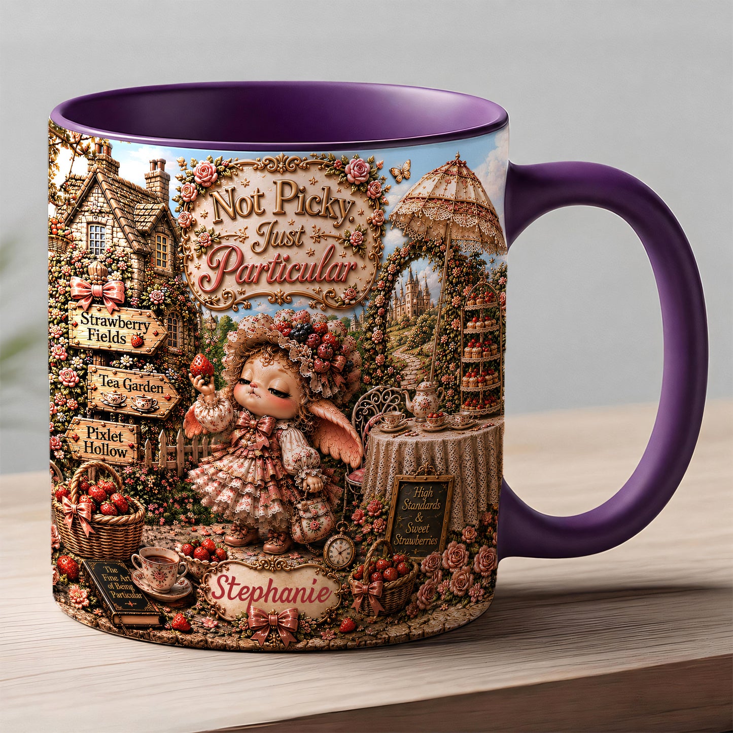 Not Picky Just Particular - Personalized The Pifflewick Accent Mug