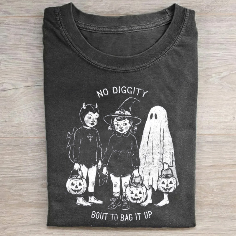 No Diggity Halloween - Halloween Shirt