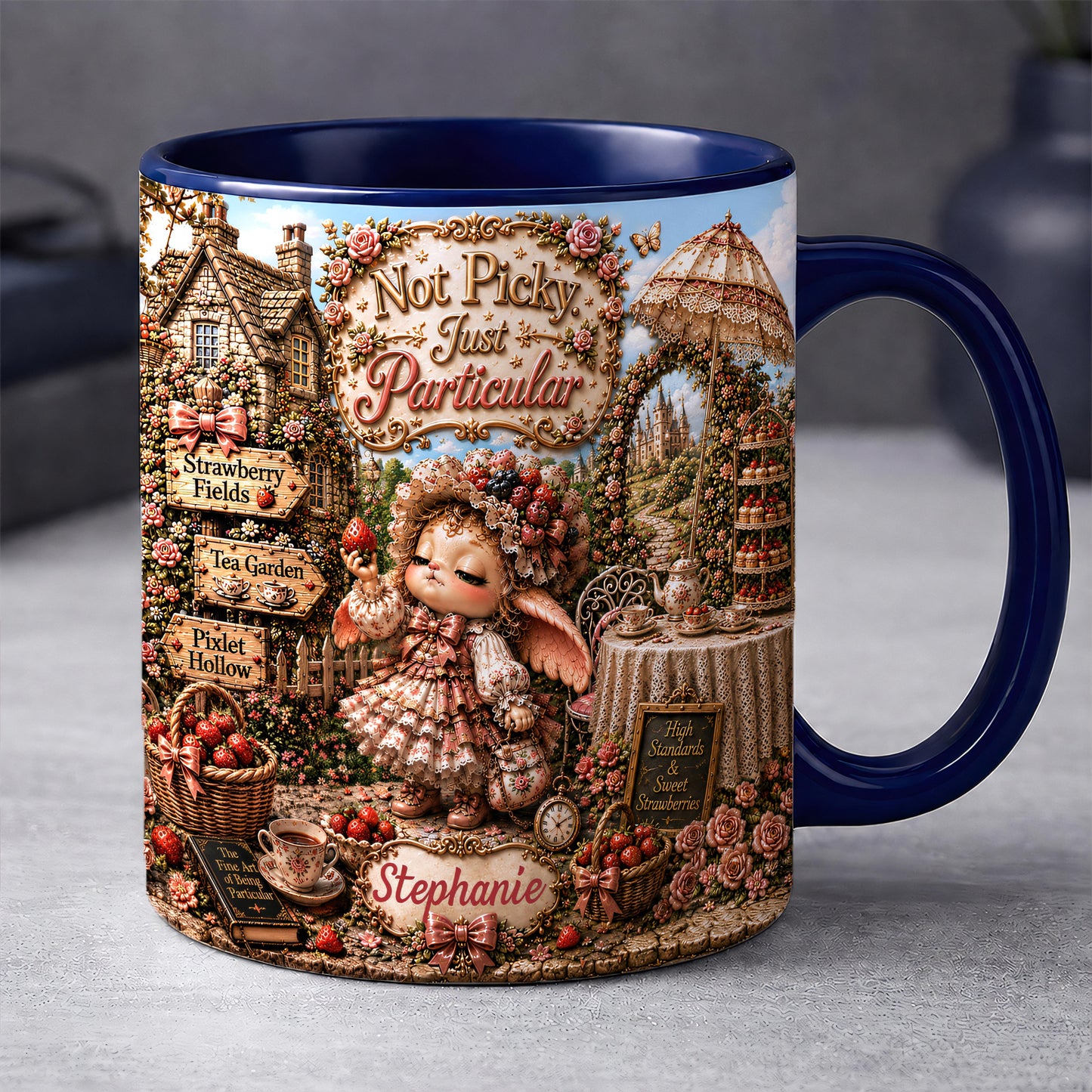 Not Picky Just Particular - Personalized The Pifflewick Accent Mug