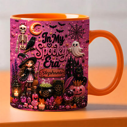 In My Spooky Era - Personalized Pink Halloween 3D Accent Mug