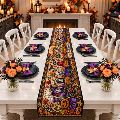 Pumpkin Spice & Everything Nice - Personalized Halloween Table Runner