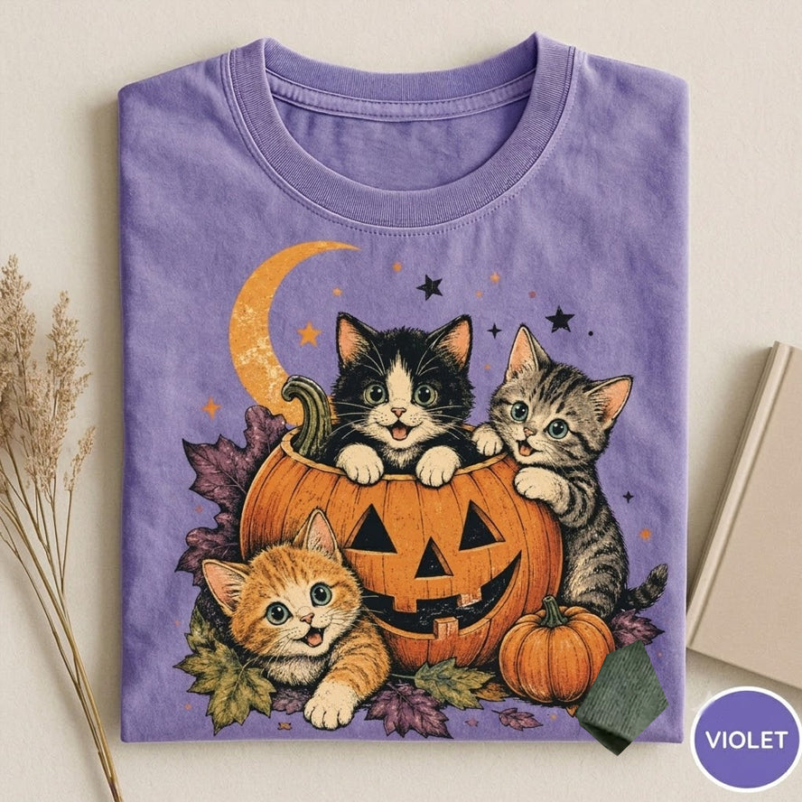 Cute Halloween Cat - Halloween Shirt
