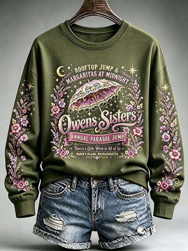 Owens Sisters Parasol Jump - Casual Sweatshirt