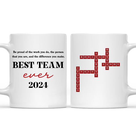 We Are Best Team Ever - Personalized Coffee Mug
