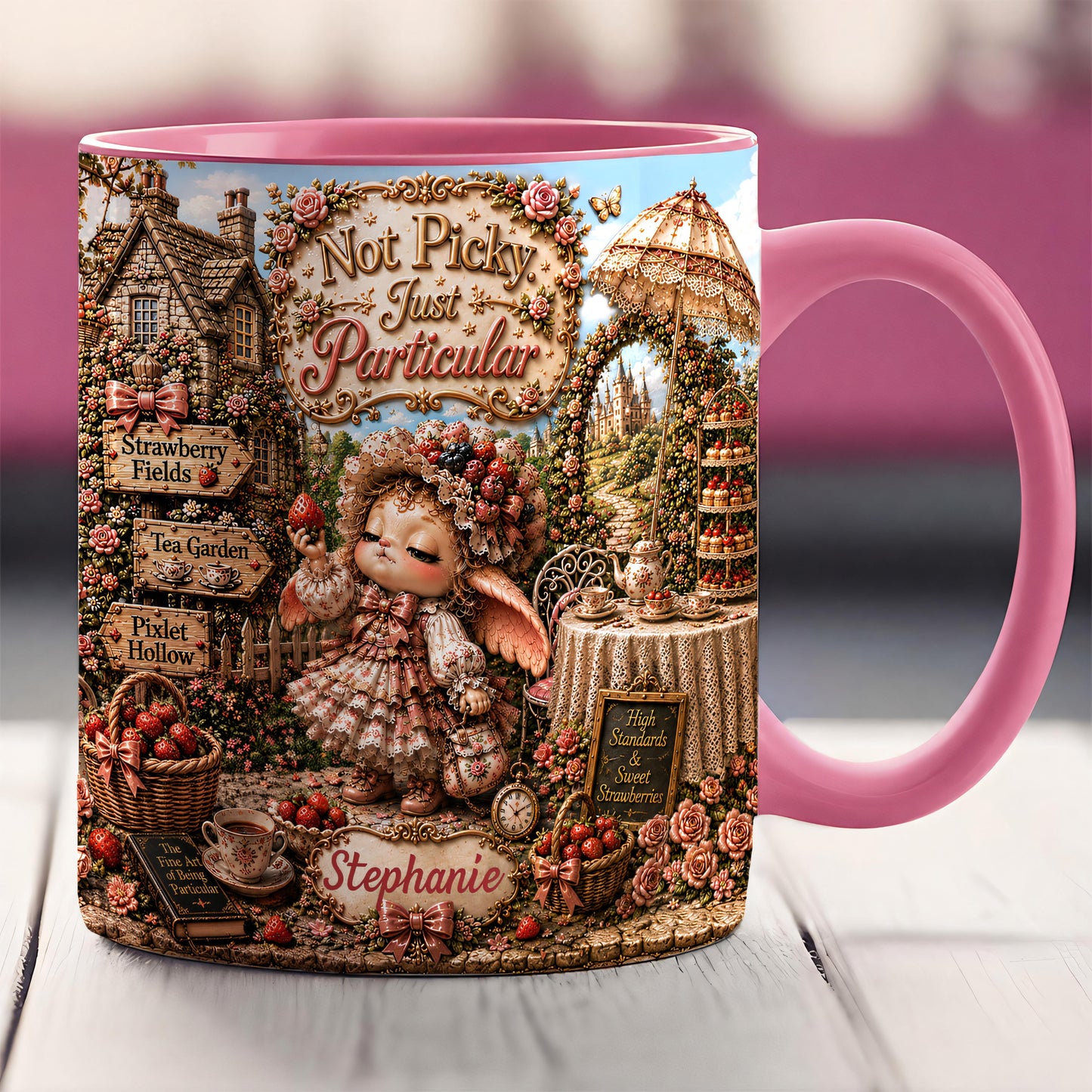 Not Picky Just Particular - Personalized The Pifflewick Accent Mug