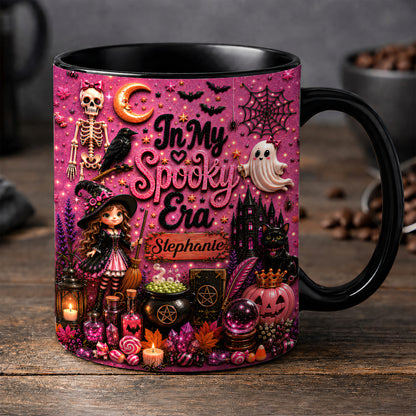 In My Spooky Era - Personalized Pink Halloween Accent Mug