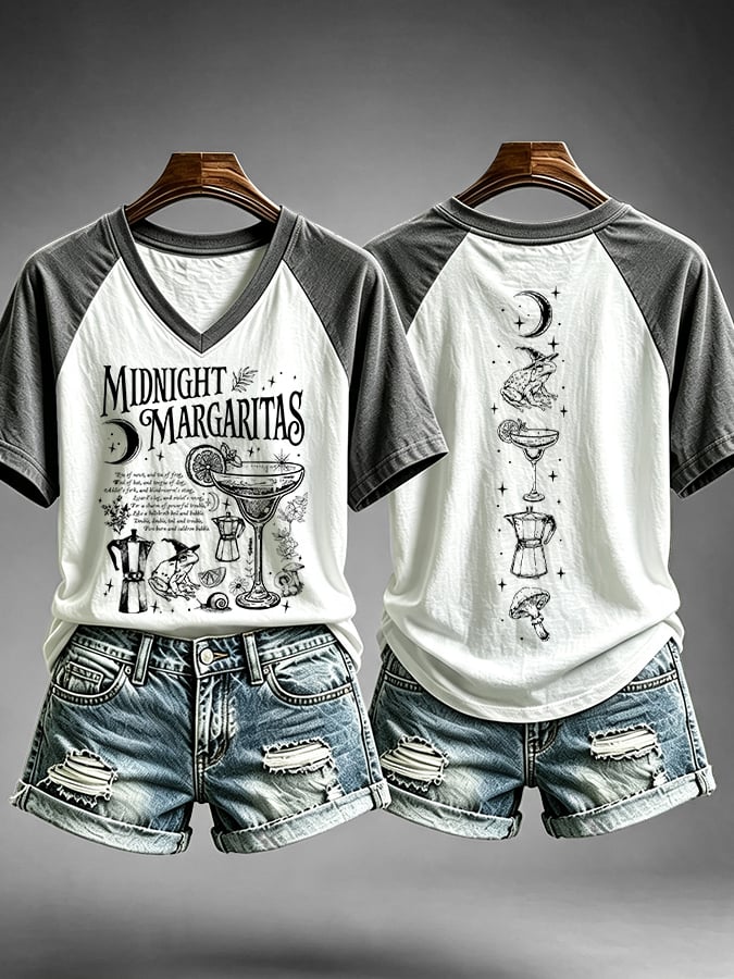 Midnight Margaritas - Halloween Witch Shirt