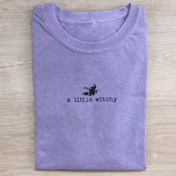 A Little Witchy Halloween - Personalized Shirt-Myprintsy
