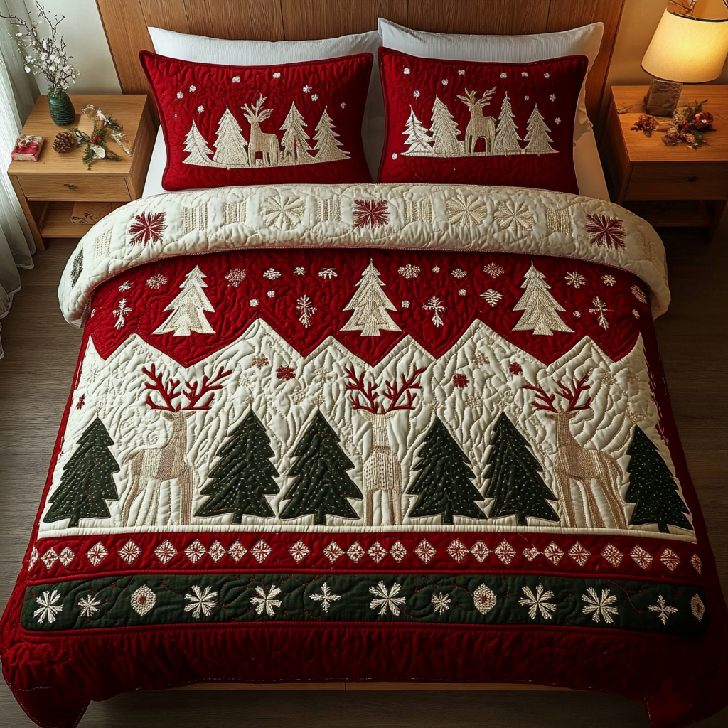 Alpine Bliss -Piece Quilted Bedding Set VH VTQ-Myprintsy