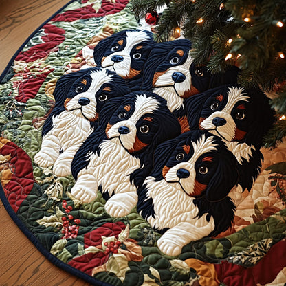 Alpine Haven Quilted Christmas Tree Skirt-Myprintsy
