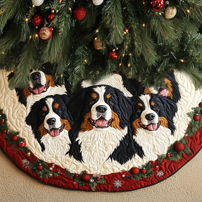 Alpine Ridge Quilted Christmas Tree Skirt-Myprintsy