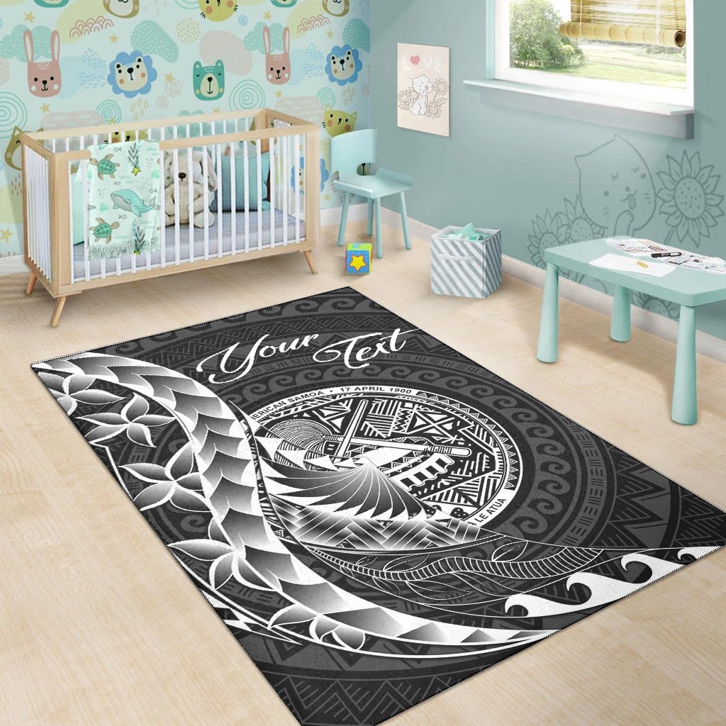American Samoa Area Rug - Custom Personalised Polynesian Pattern Style-Myprintsy