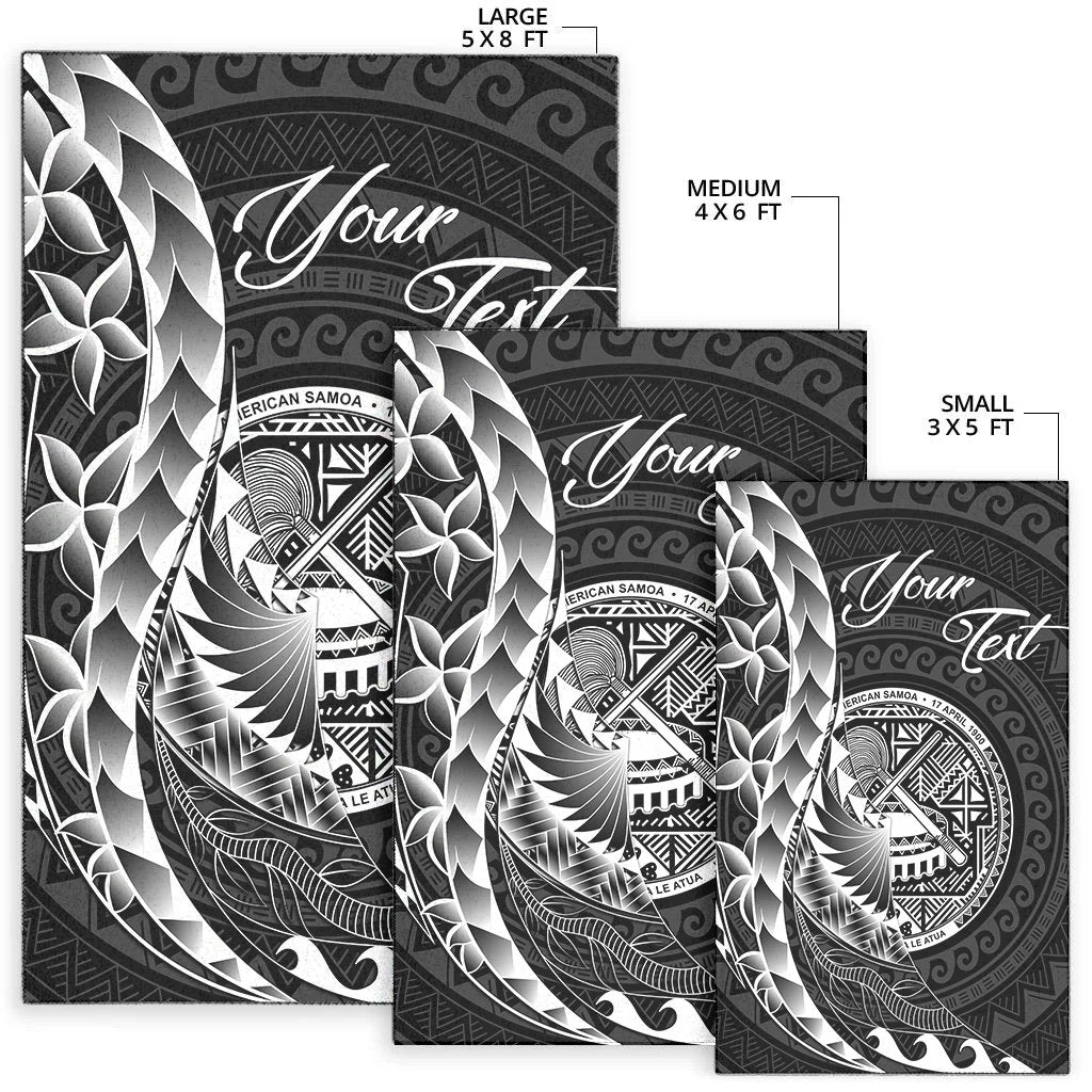 American Samoa Area Rug - Custom Personalised Polynesian Pattern Style-Myprintsy