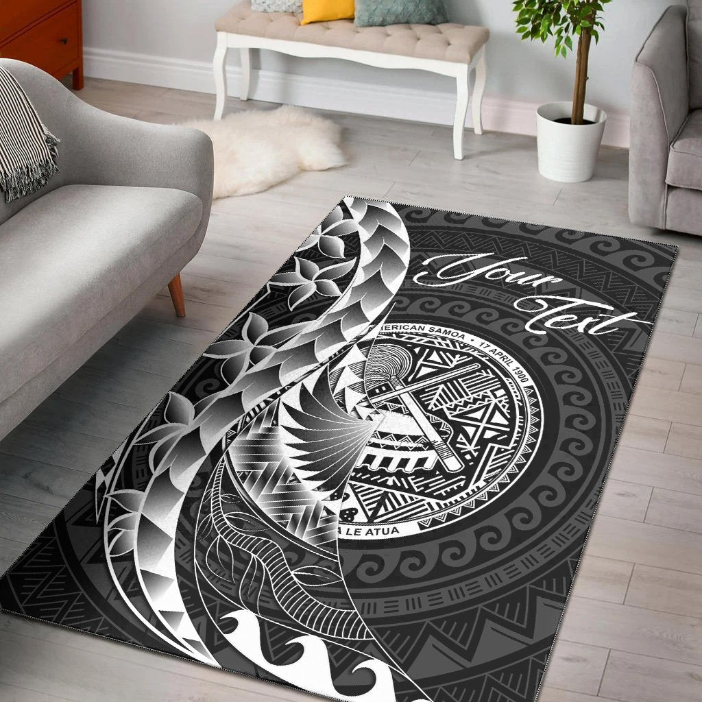American Samoa Area Rug - Custom Personalised Polynesian Pattern Style-Myprintsy
