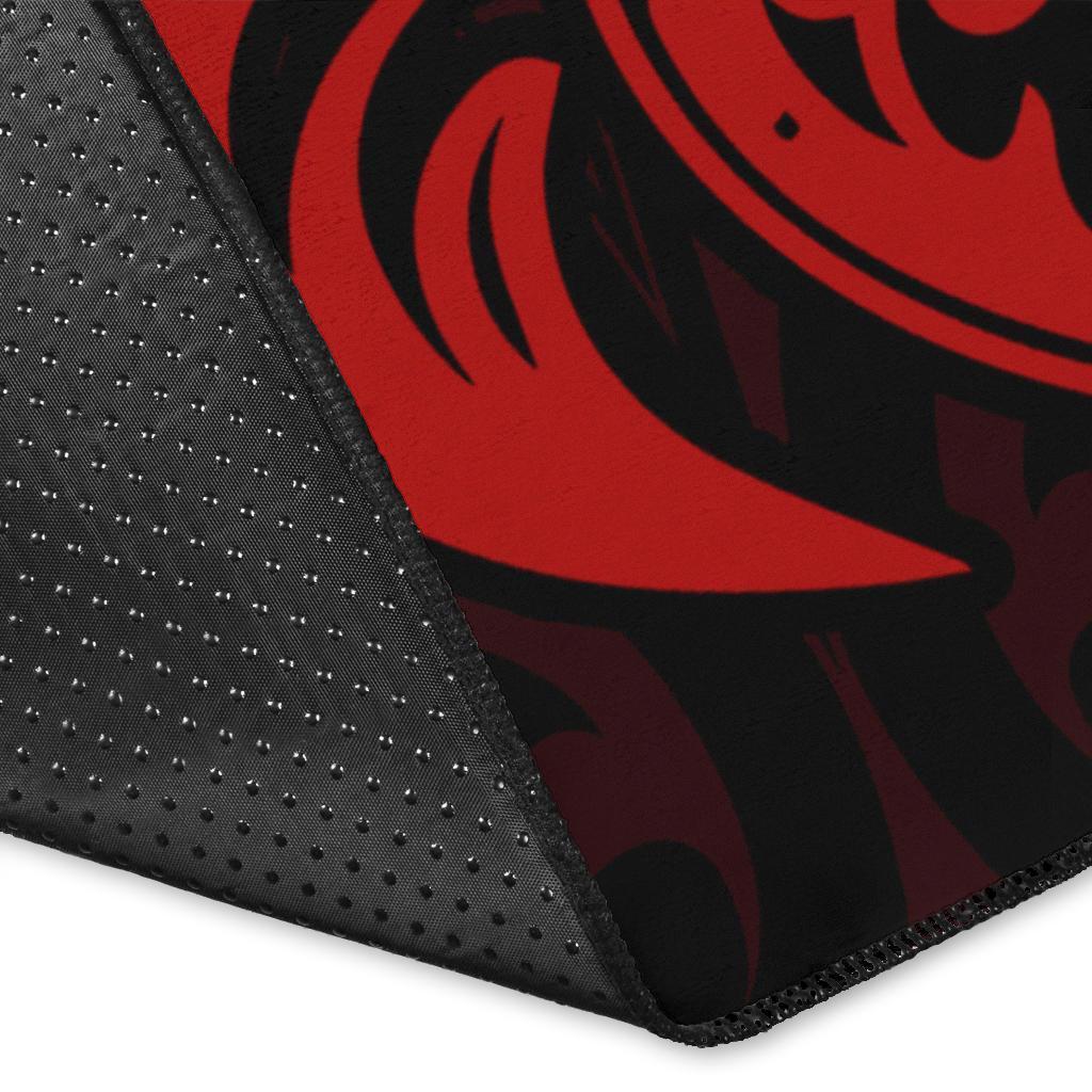 American Samoa Area Rug - Red Tentacle Turtle-Myprintsy