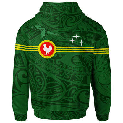 American Samoa Custom Personalised Hoodie Manu'a Island Group-Myprintsy