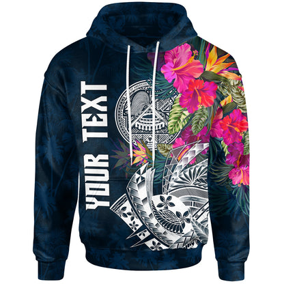 American Samoa Custom Personalised Hoodie - Summer Vibes-Myprintsy