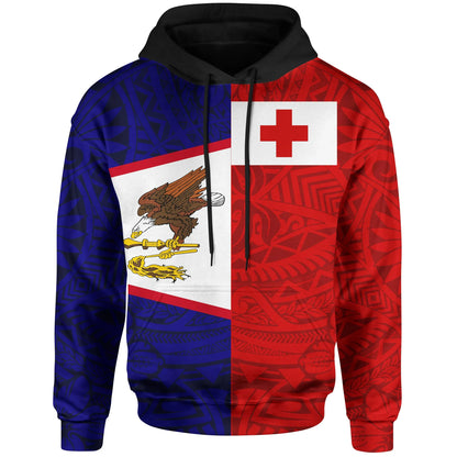 American Samoa nd Tonga Hoodie Polynesian Pattern-Myprintsy