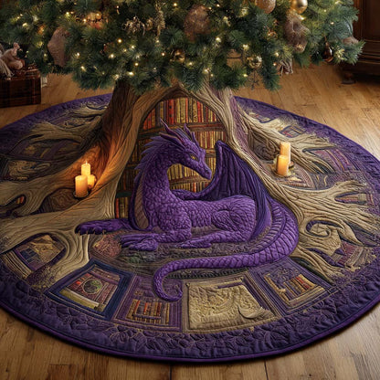 Amethyst Sentinel Quilted Tree Skirt-Myprintsy