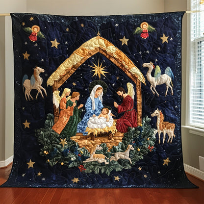 Angel Announce Art Quilt Hanging VTQ-Myprintsy