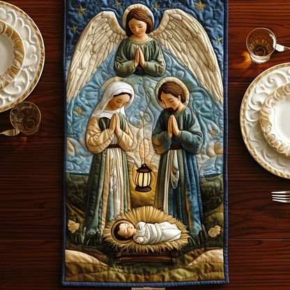 Angel Blessing Quilted Table Runner VTQ-Myprintsy
