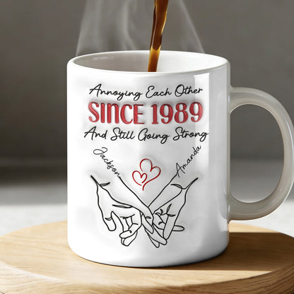 Annoying Each Other Gift For Husband - Personalized Ceramic Coffee Mug-Myprintsy