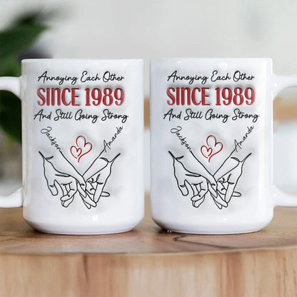 Annoying Each Other Gift For Husband - Personalized Ceramic Coffee Mug-Myprintsy