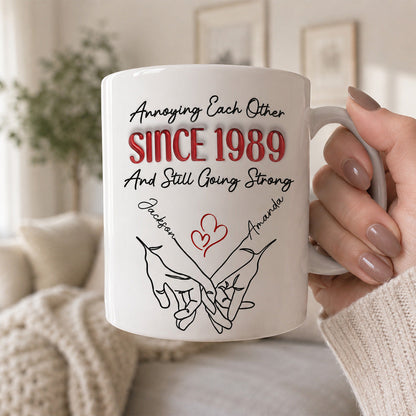 Annoying Each Other Gift For Husband - Personalized Ceramic Coffee Mug-Myprintsy