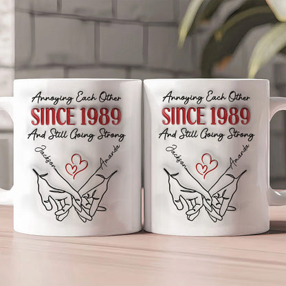 Annoying Each Other Gift For Husband - Personalized Ceramic Coffee Mug-Myprintsy