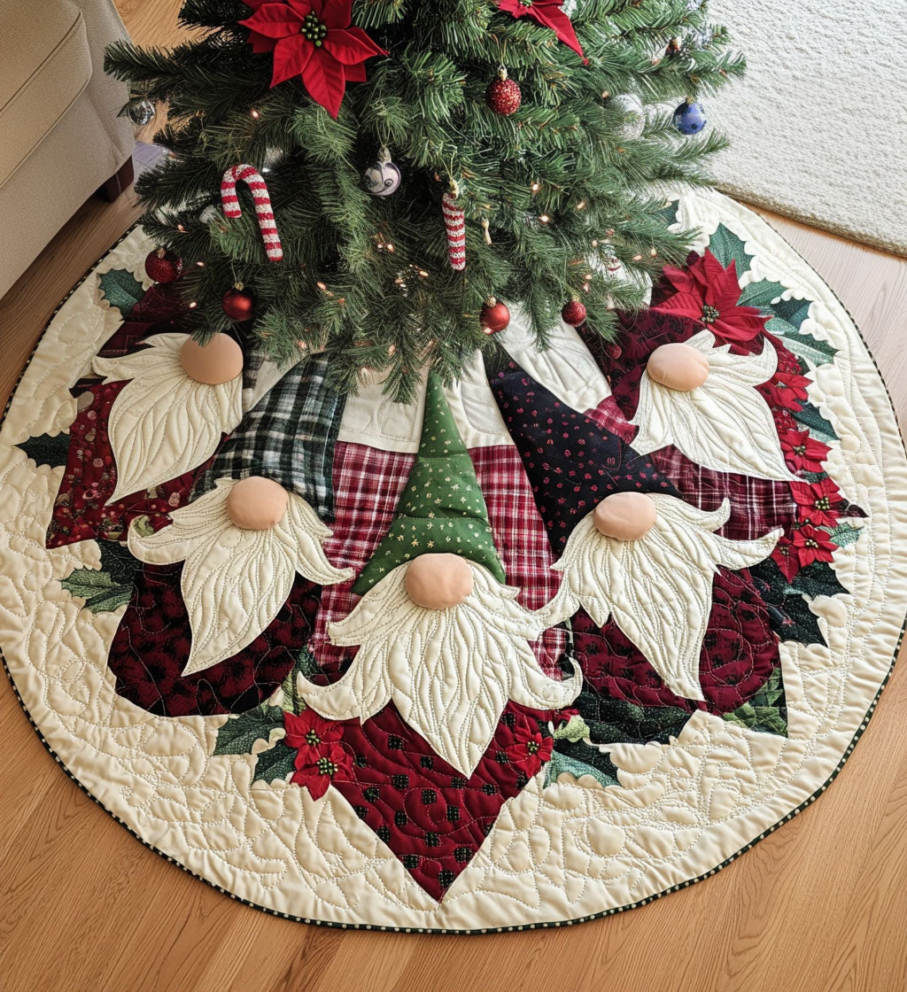 Arctic Amble Quilted Christmas Tree Skirt VTQ-Myprintsy