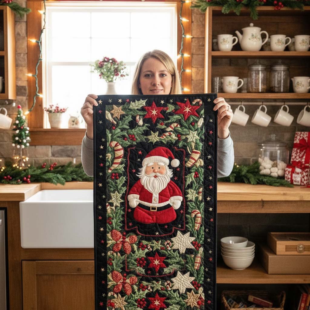 Arctic Glow Quilted Table Runner VTQ-Myprintsy