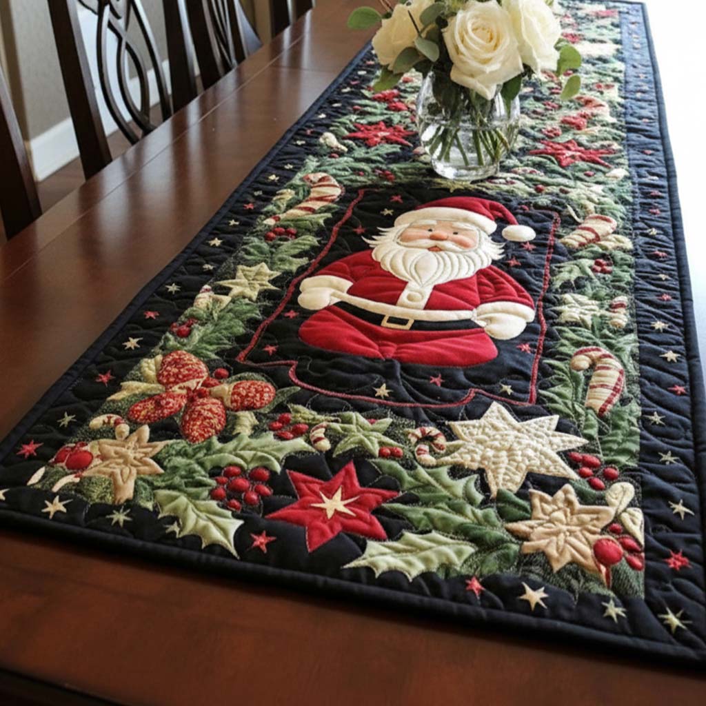Arctic Glow Quilted Table Runner VTQ-Myprintsy