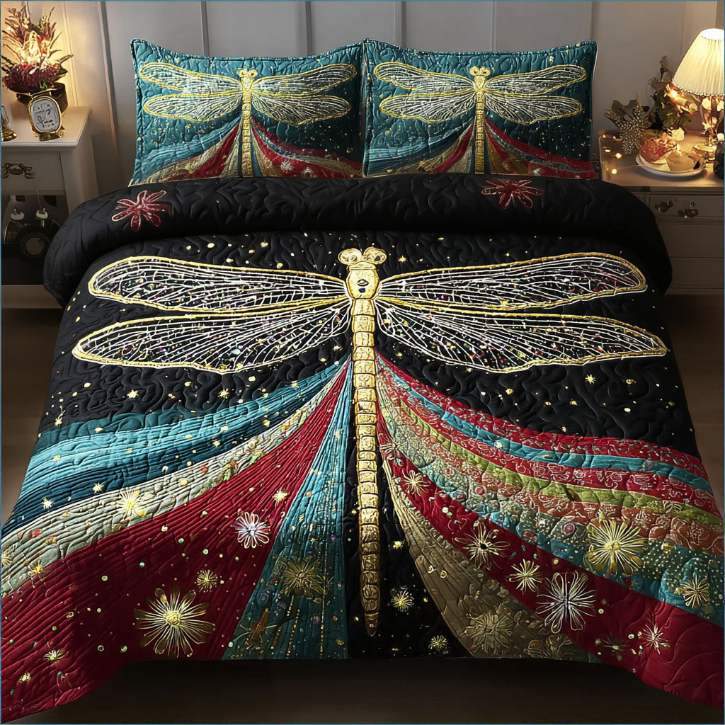Aurora Flight -Piece Quilted Bedding Set VTQ-Myprintsy