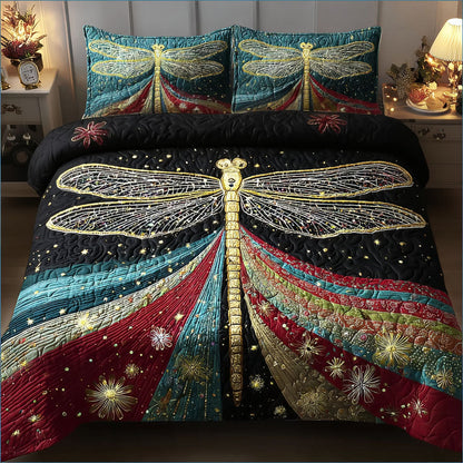 Aurora Flight -Piece Quilted Bedding Set VTQ-Myprintsy