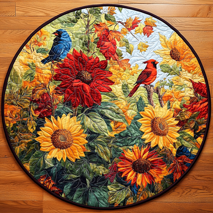 Autumn Embrace Quilted Round Mat VTQ-Myprintsy