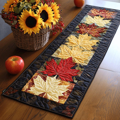 Autumn Leaf Magic Quilted Table Runner VTQ-Myprintsy