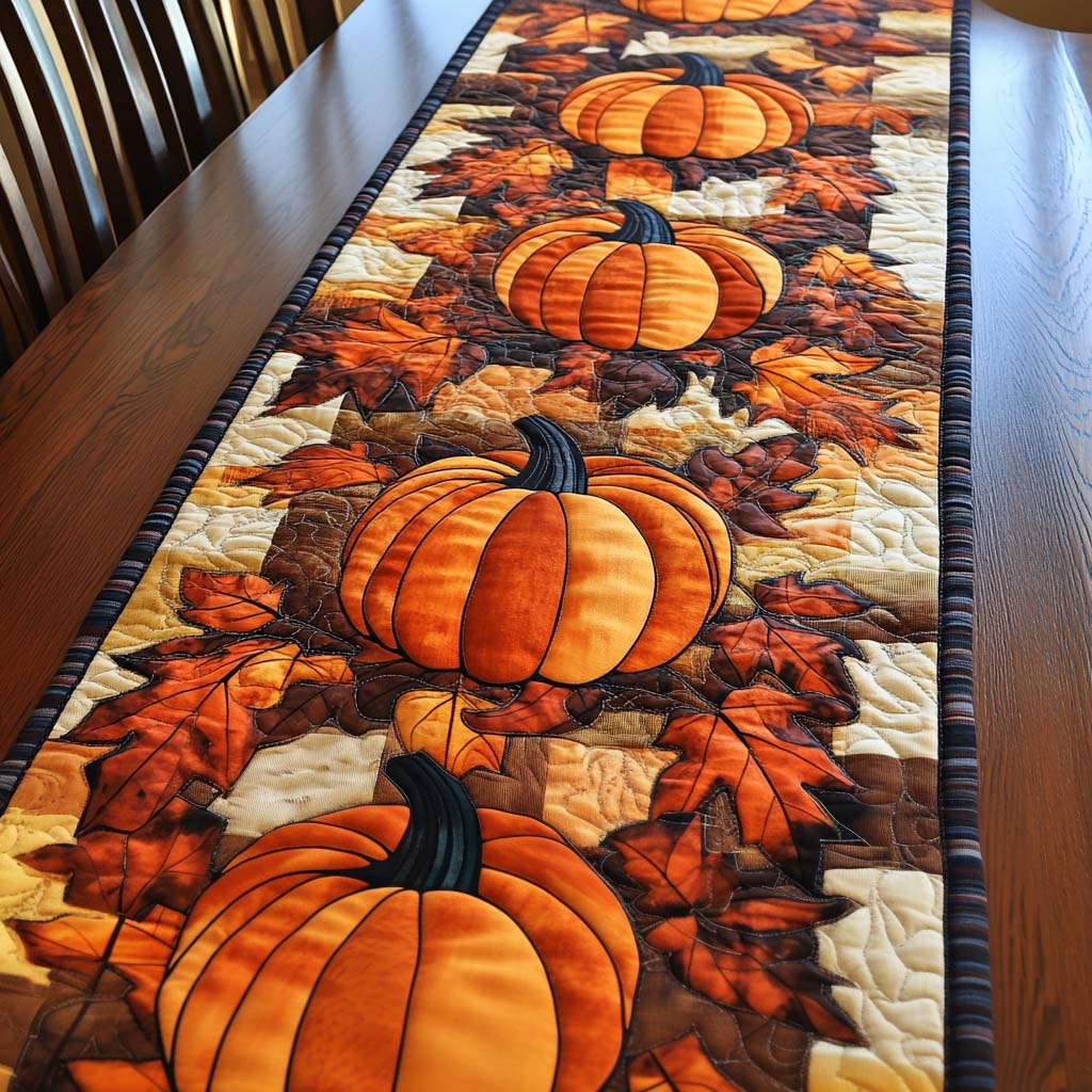 Autumn Overture Quilted Table Runner VTQ-Myprintsy