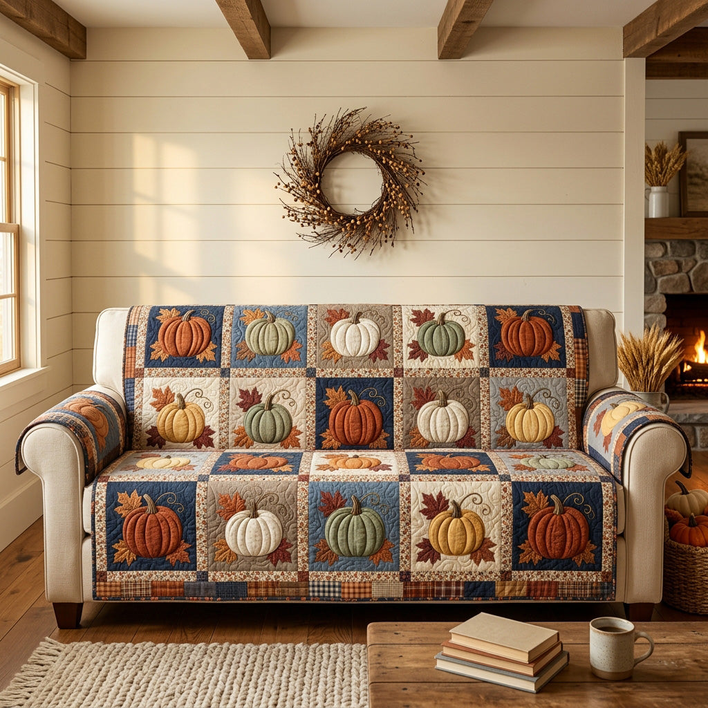 Autumn Quilt Quilted Sofa Cover VTQ-Myprintsy