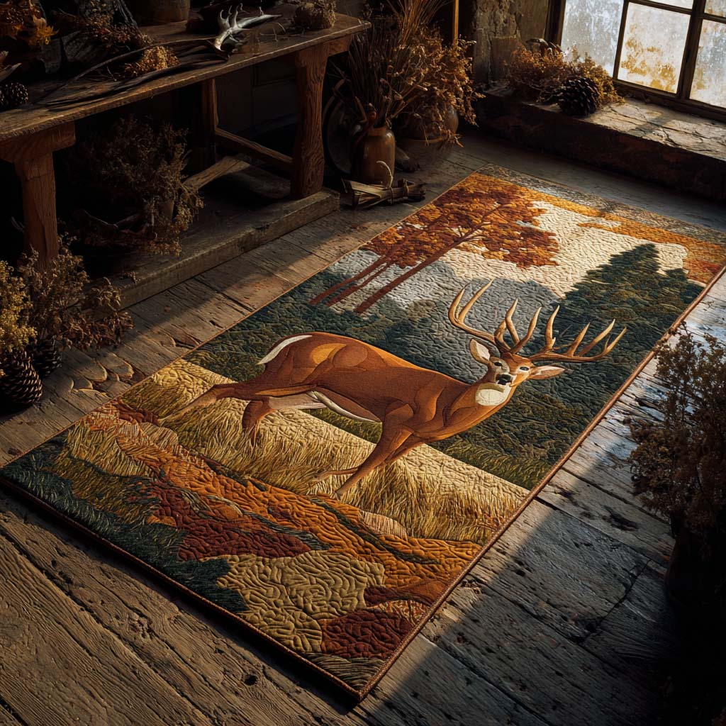 Autumn Stag Runner Carpet VTQ-Myprintsy