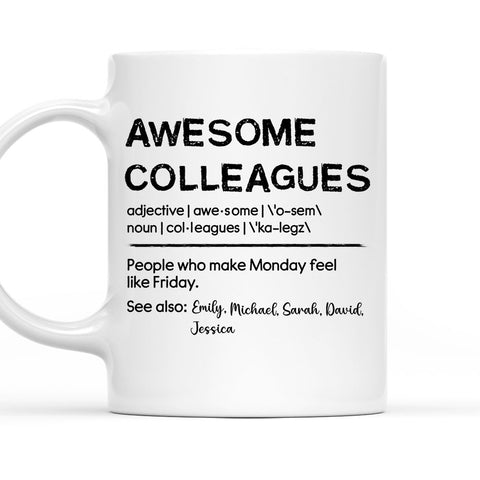 Awesome Colleague - Personalized Coffee Mug-Myprintsy