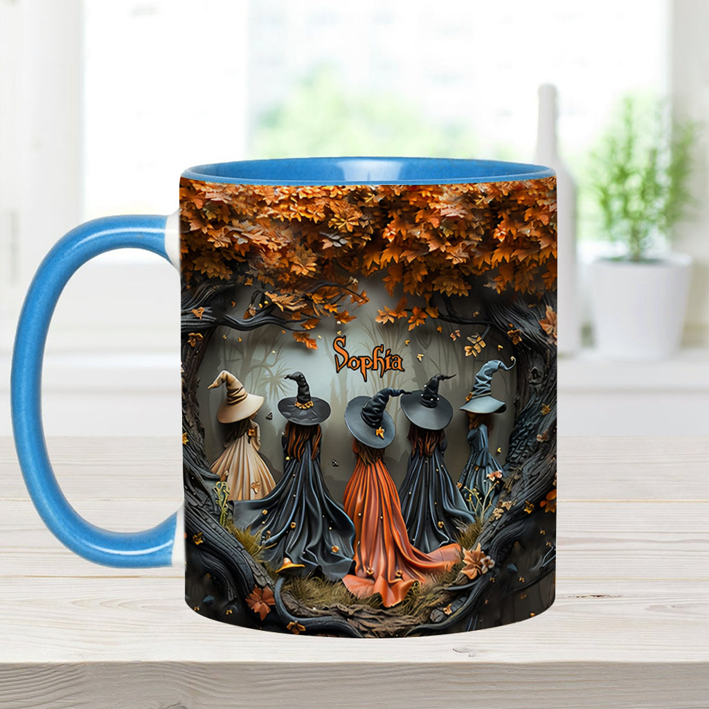 Beautiful Witches - Personalized Witch Accent Mug-Myprintsy