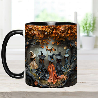Beautiful Witches - Personalized Witch Accent Mug-Myprintsy